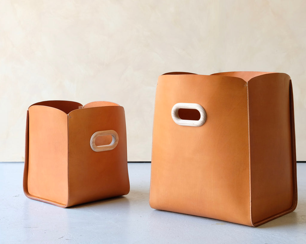 AMPLE - Leather Basket