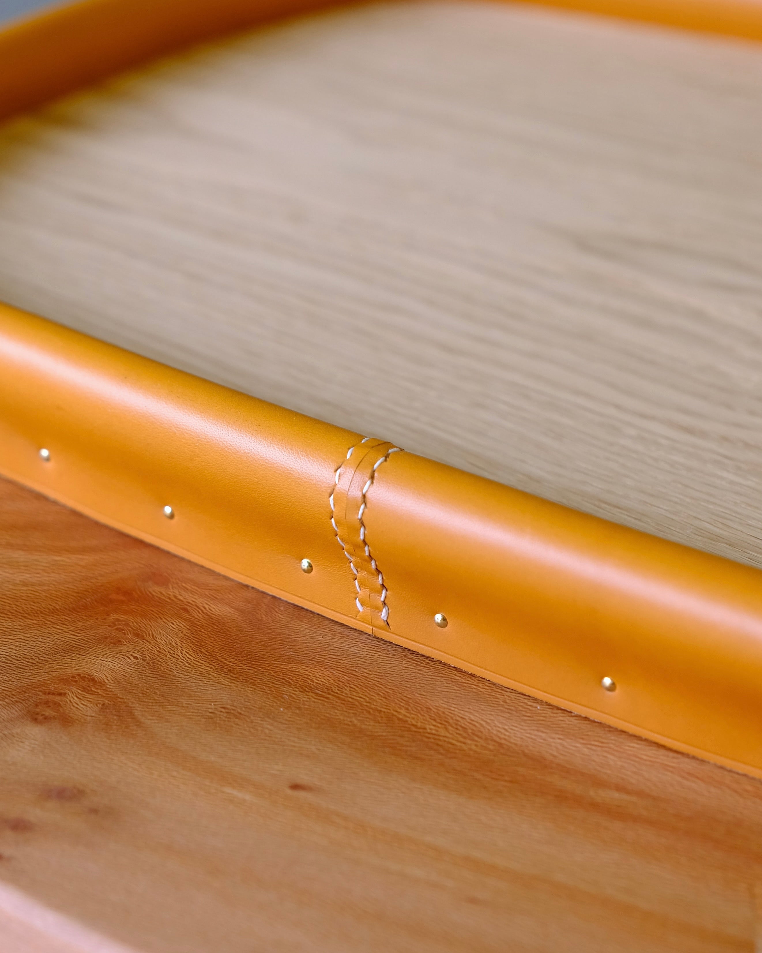BOLSTER - Leather Tray