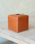 EYELET - Leather Tissue Box