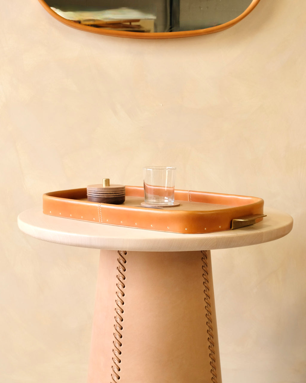 BOLSTER - Leather Tray