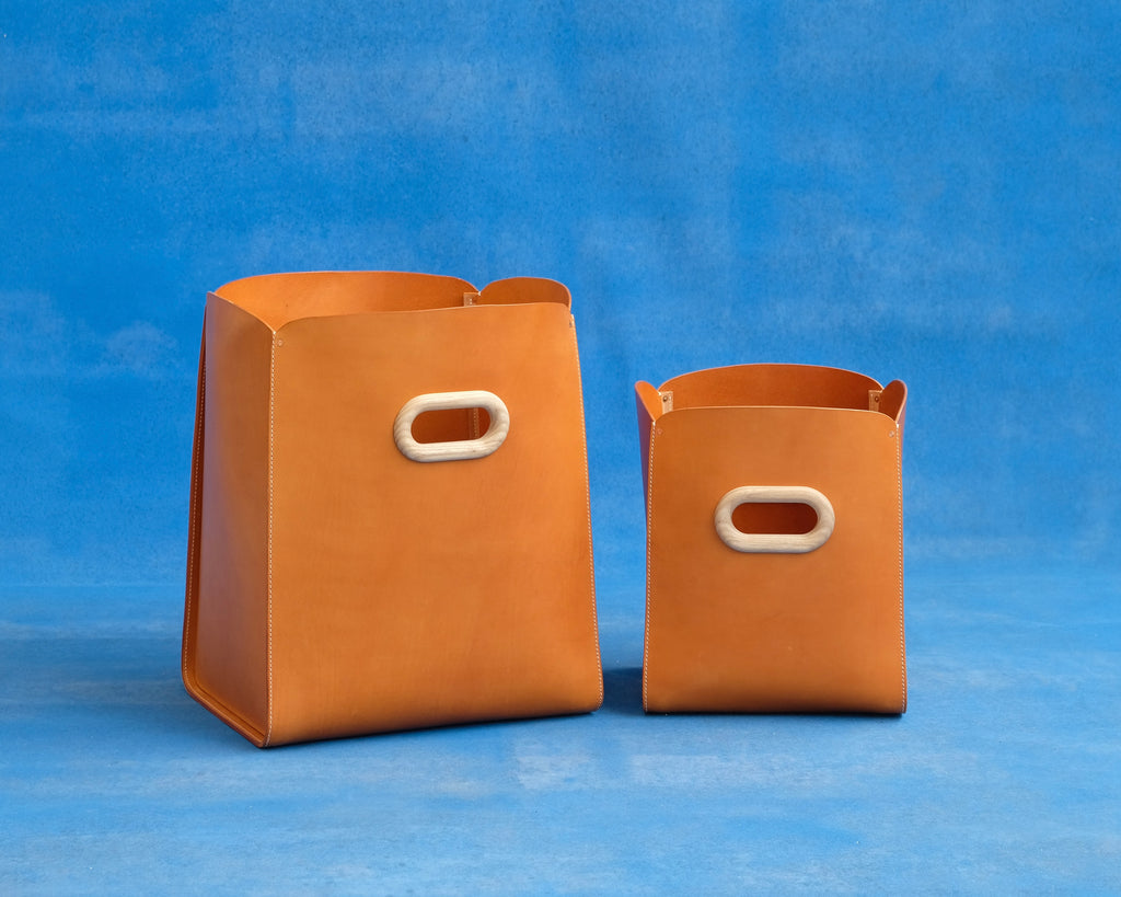 AMPLE - Leather Basket