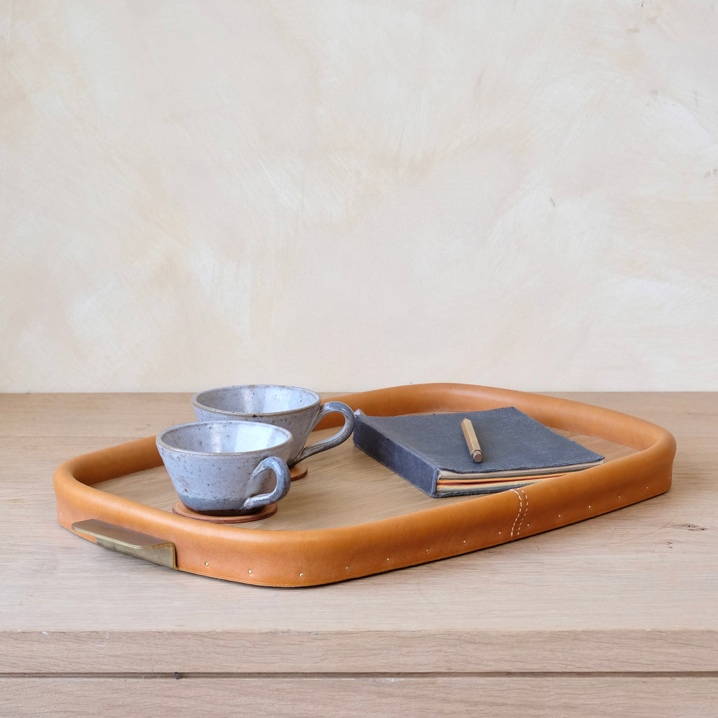 BOLSTER - Leather Tray