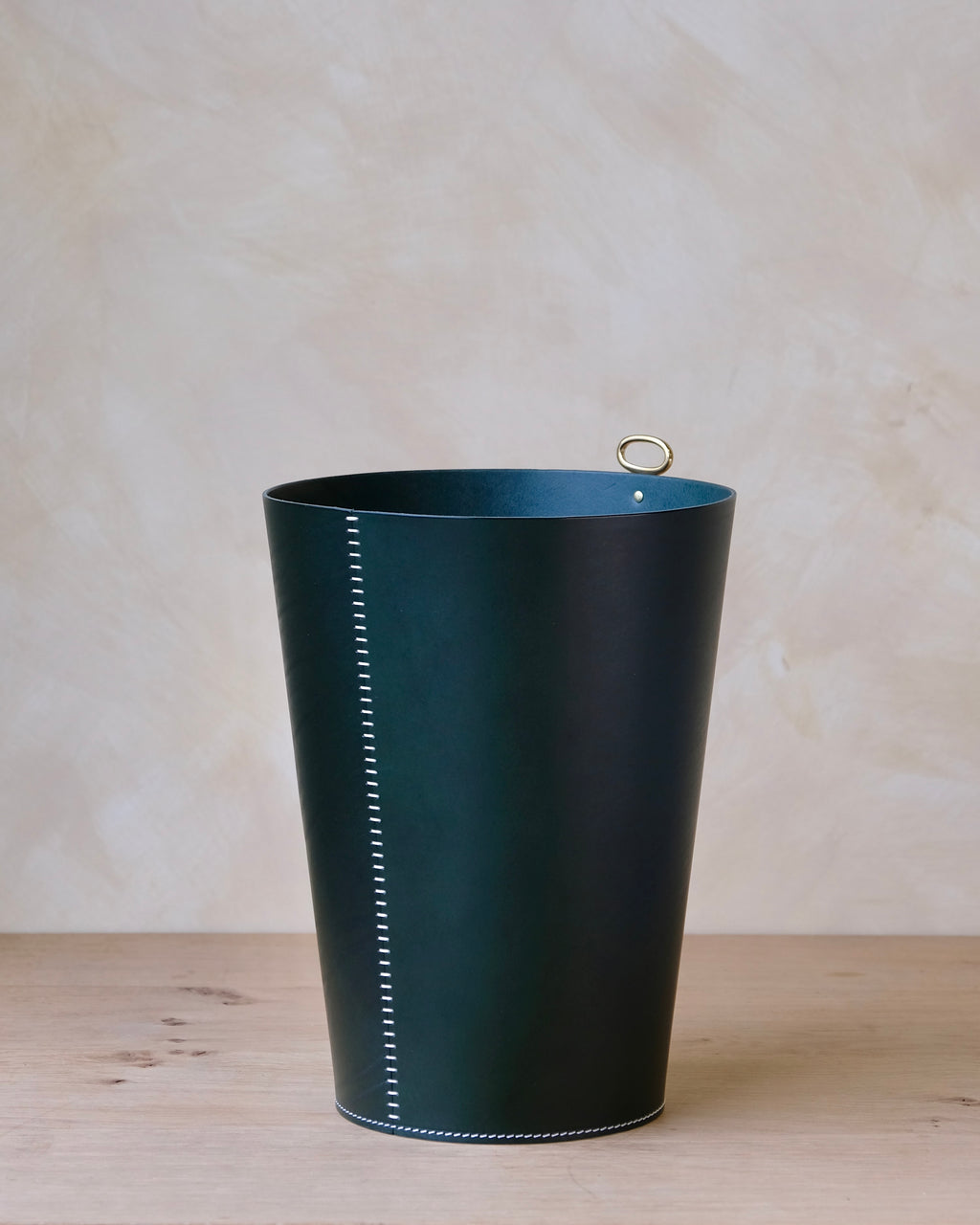 EYELET - Leather Wastepaper Bin
