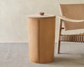 Beige laundry basket