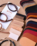 Image of leather and timber and rope contents of OTZI sample pack